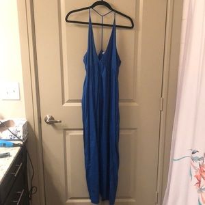 Blue maxi dress